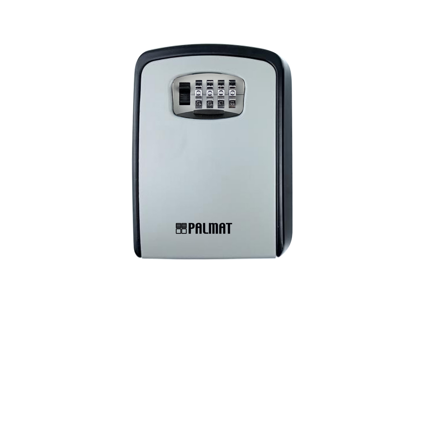 PALMAT Secure Combination Key Safe étanche extérieur mural pour la sécurité avec stockage interne de taille moyenne pour les clés de la maison ou du bureau et serrure solide à 4 chiffres