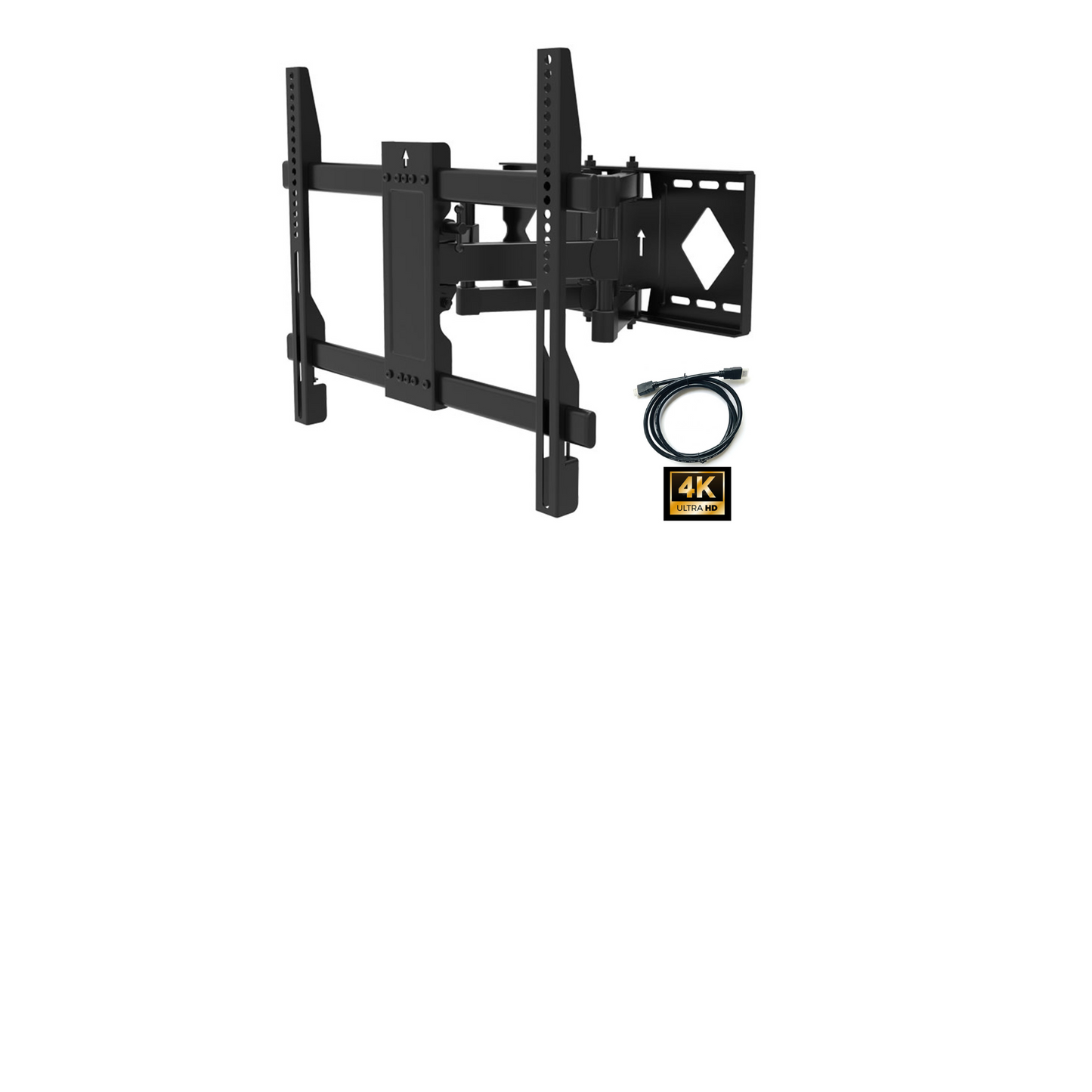 PALMAT TV-muurbeugelsteun Draaibaar en kantelbaar Super Dual Arms 32-70 inch VERSA 600 x 400 mm