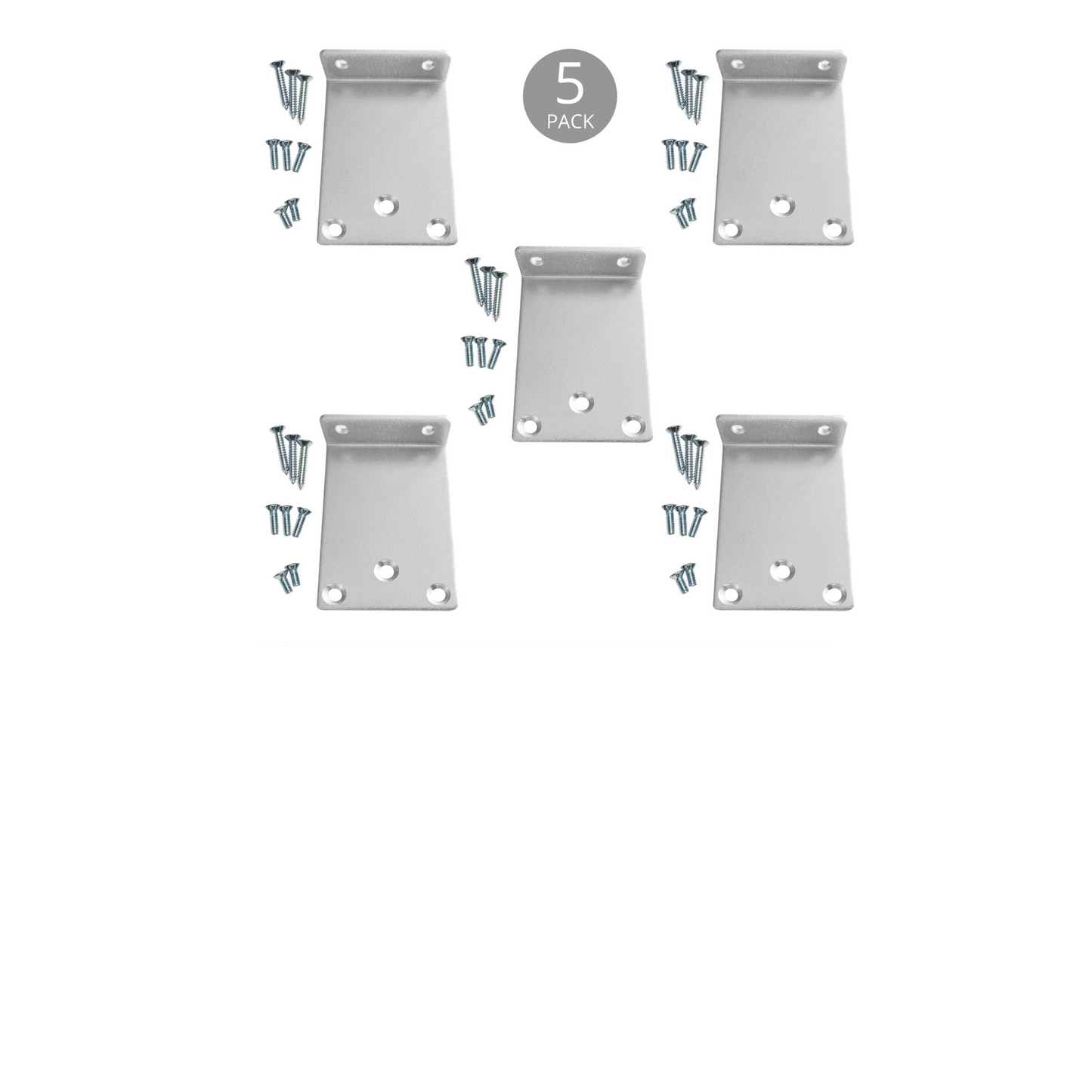 PALMAT Türschließer Montageplatte für parallele Armhalterung Aluminiumoberfläche für parallele Armmontage erforderlich
