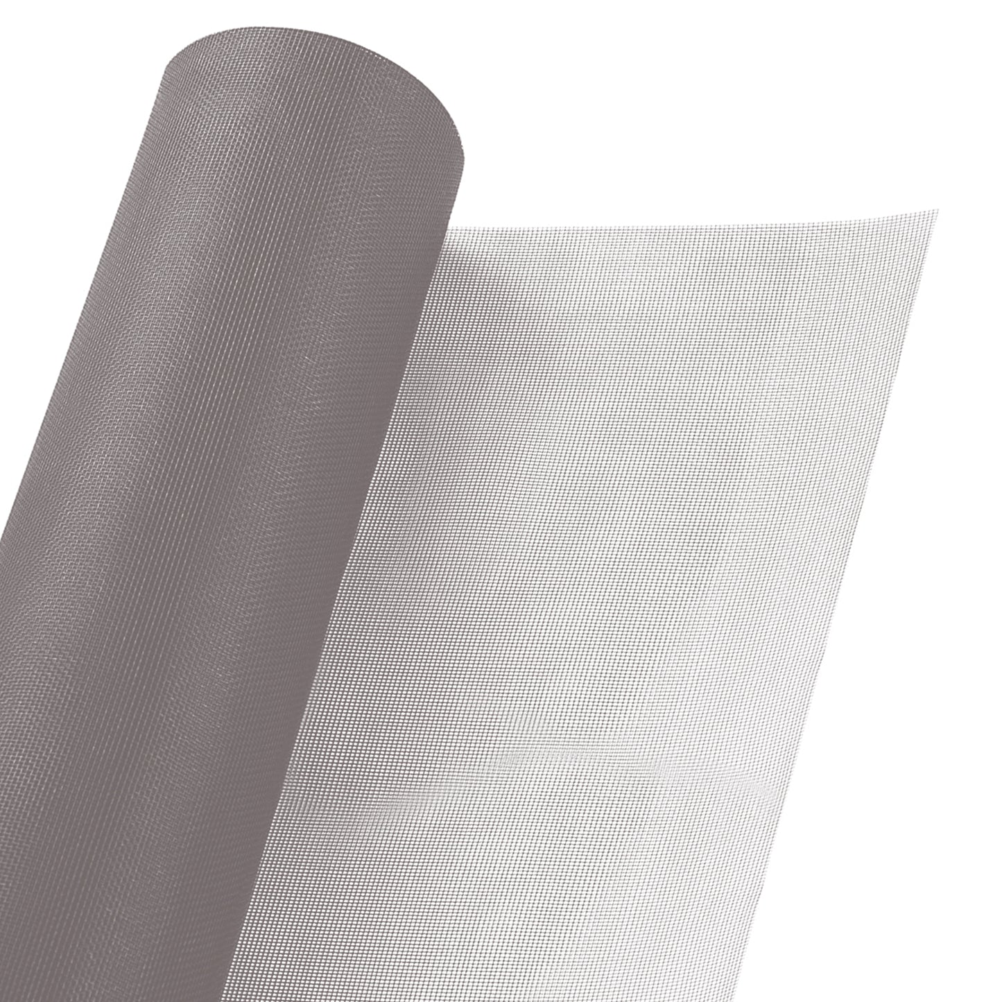 PALMAT Grey Fiberglass Insect Screen, Keep Out Bugs, Flies, Mosquitoes - for Windows and Doors, Internal and External Installation