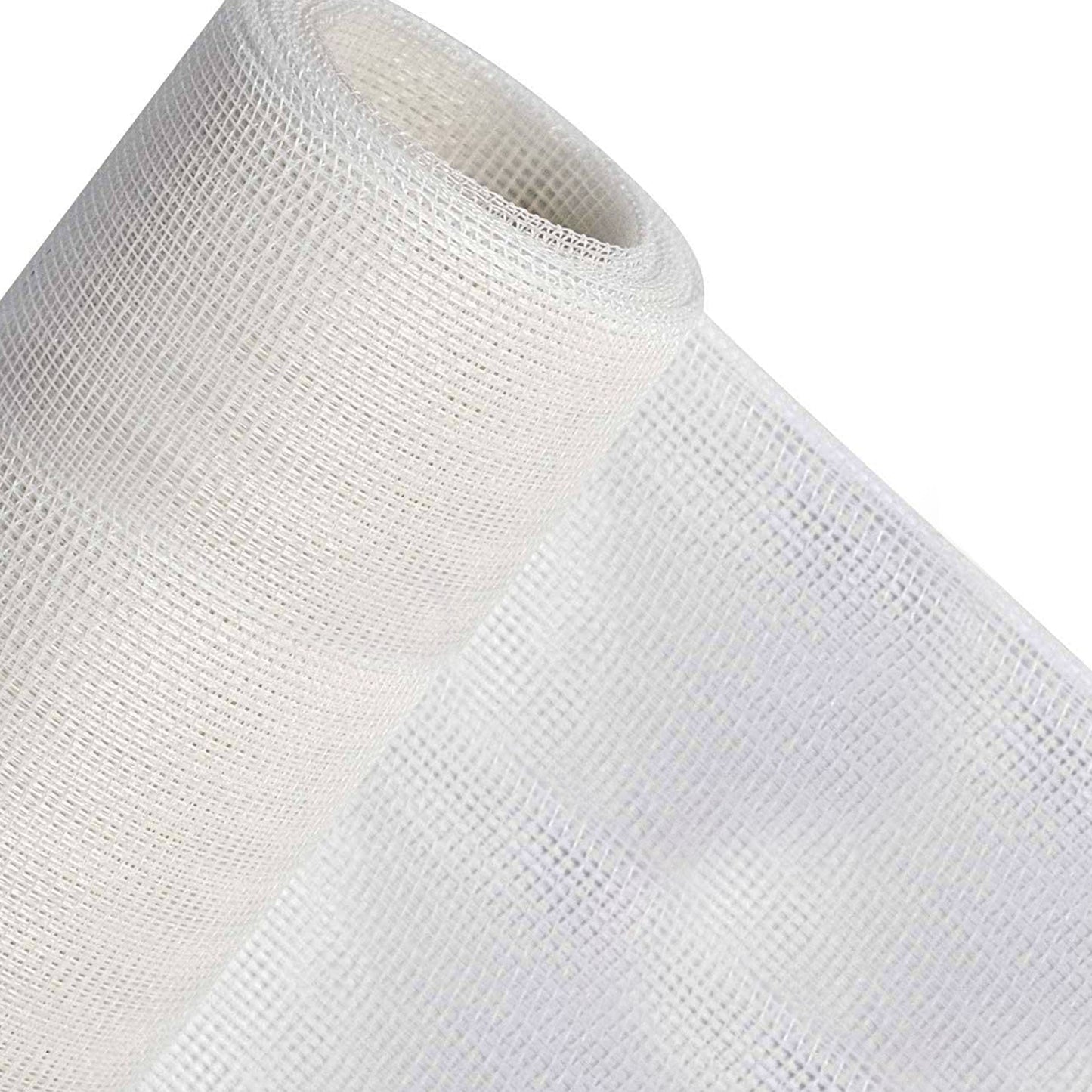 PALMAT White Fiberglass Insect Screen, Keep Out Bugs, Flies, Mosquitoes - for Windows and Doors, Internal and External Installation