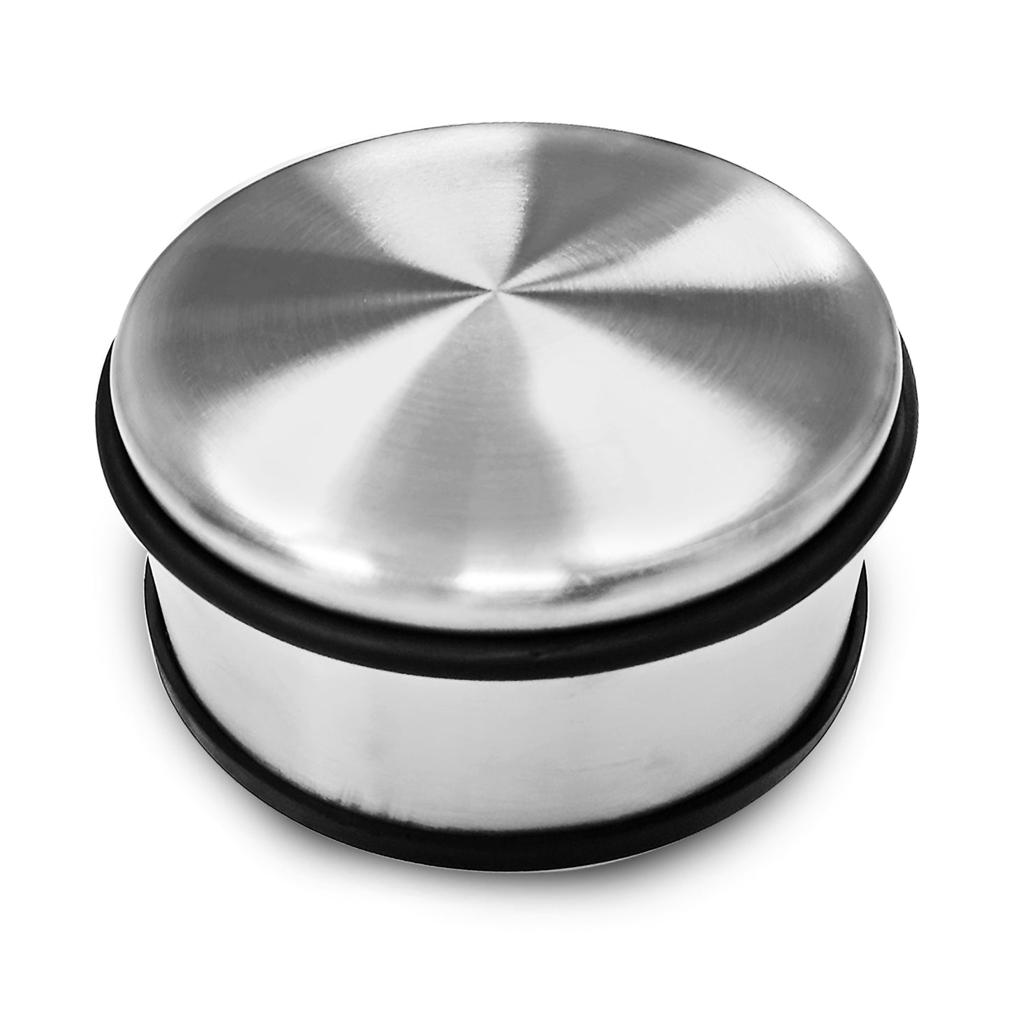 PALMAT Hochleistungs-Bodentürstopper 1,1 kg Edelstahl mit rutschfestem Gummischutz Kratzfrei