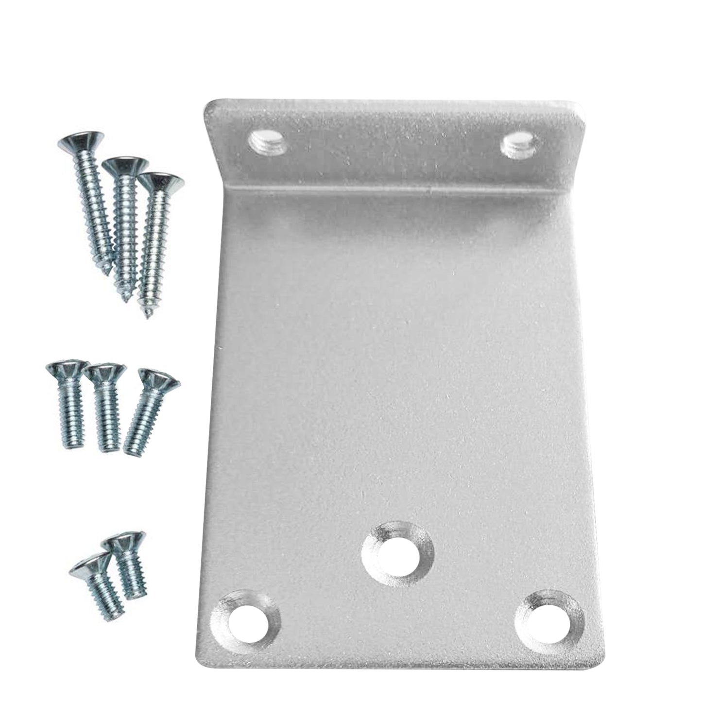 PALMAT Türschließer Montageplatte für parallele Armhalterung Aluminiumoberfläche für parallele Armmontage erforderlich