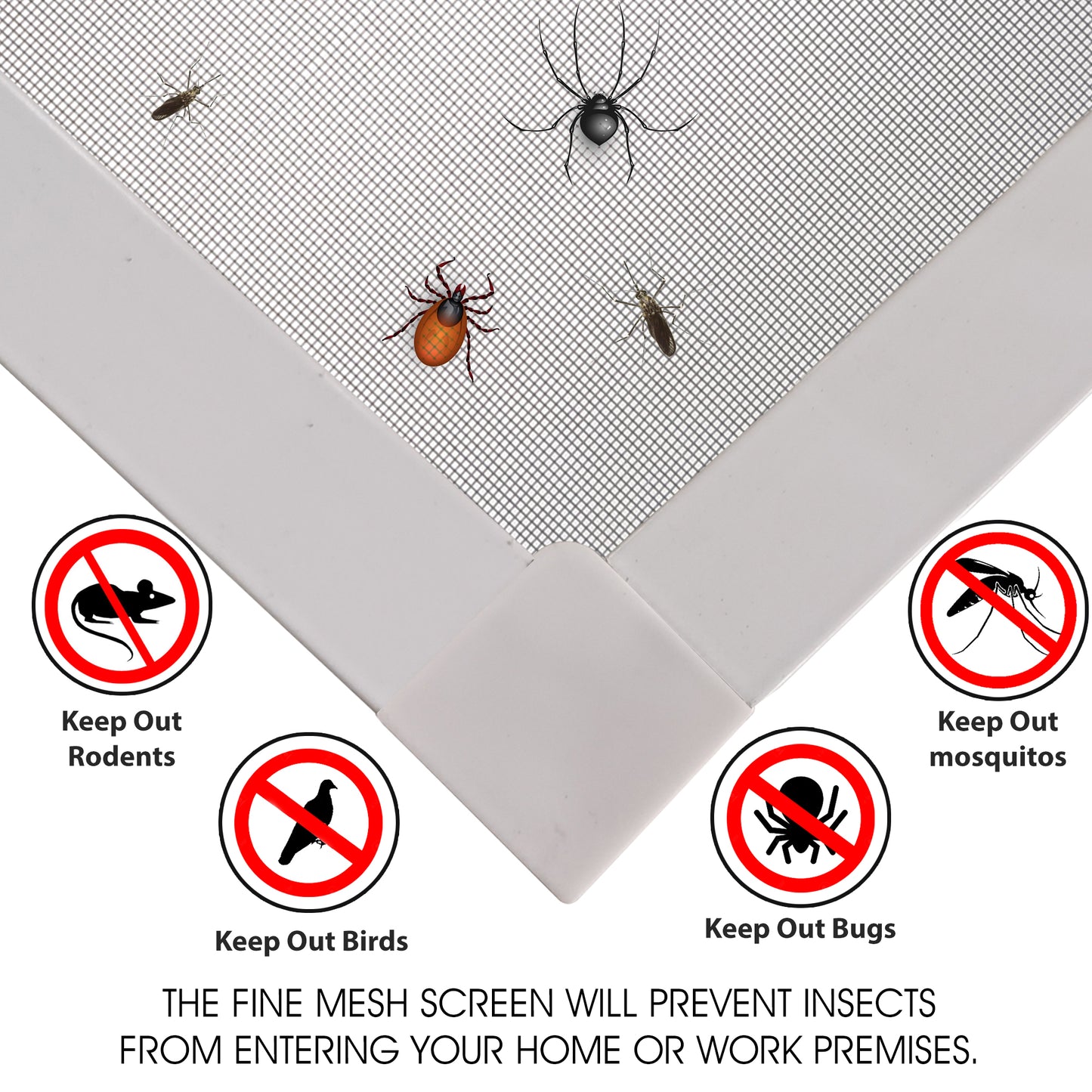 PALMAT Aluminum Frames with Accessories Kit for Fixed Sizes