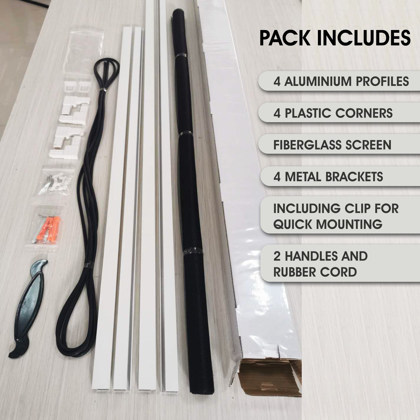 PALMAT Aluminum Frames with Accessories Kit for Fixed Sizes