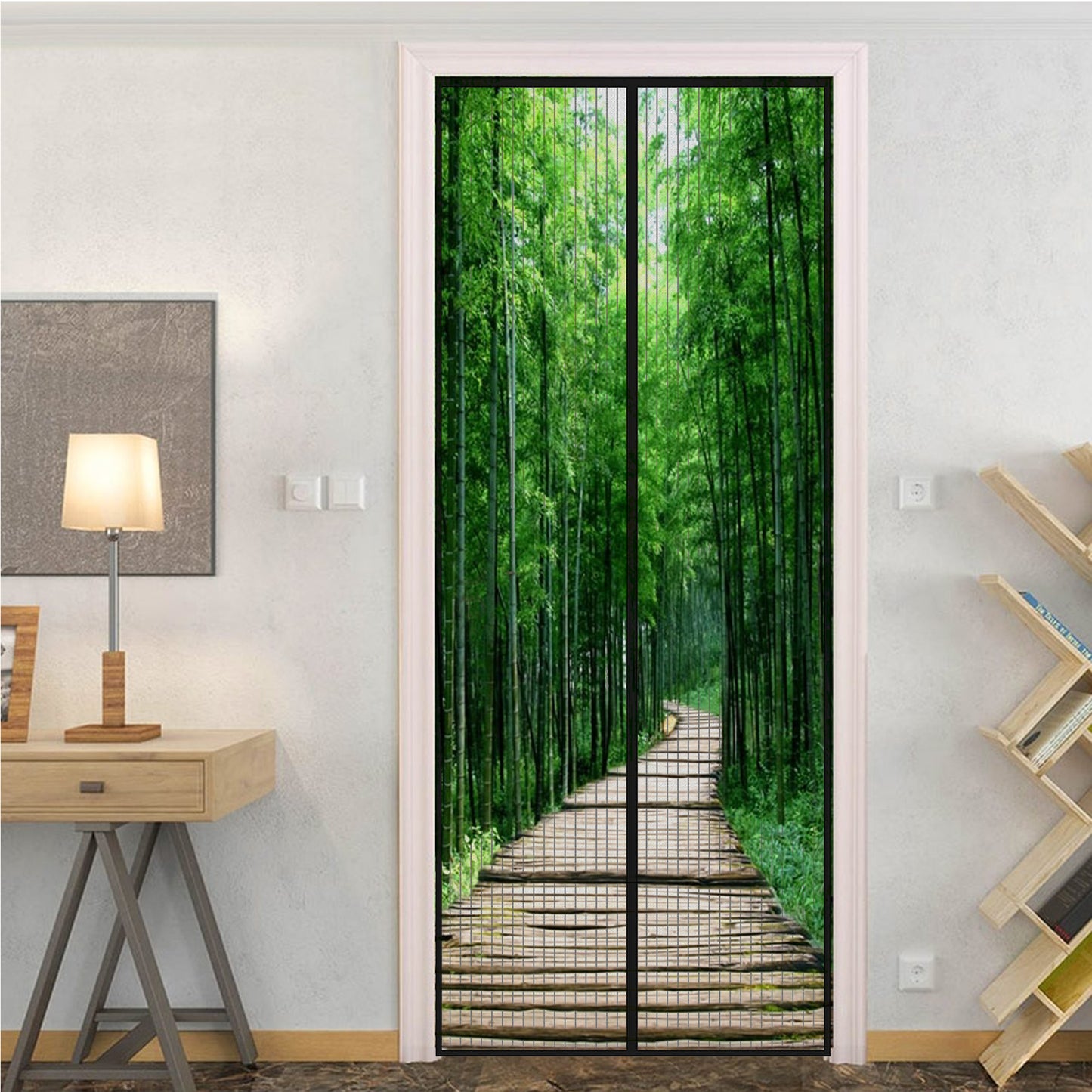 PALMAT Magnetic Screen Door, Keep Out Insects, Mosquitoes, Bugs - For Balcony, Sliding Doors, Indoors & Outdoors - 90X210 cm