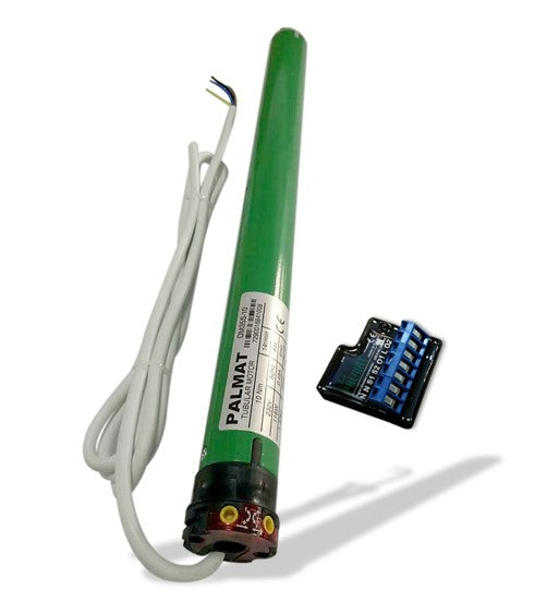 Moteur tubulaire de volet roulant PALMAT avec limite mécanique et récepteur Wi-Fi