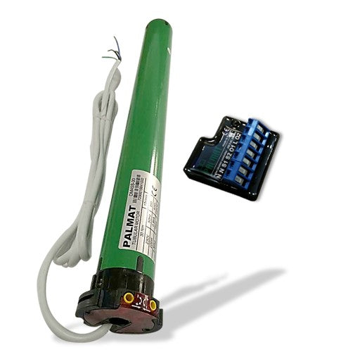Moteur tubulaire de volet roulant PALMAT avec limite mécanique et récepteur Wi-Fi