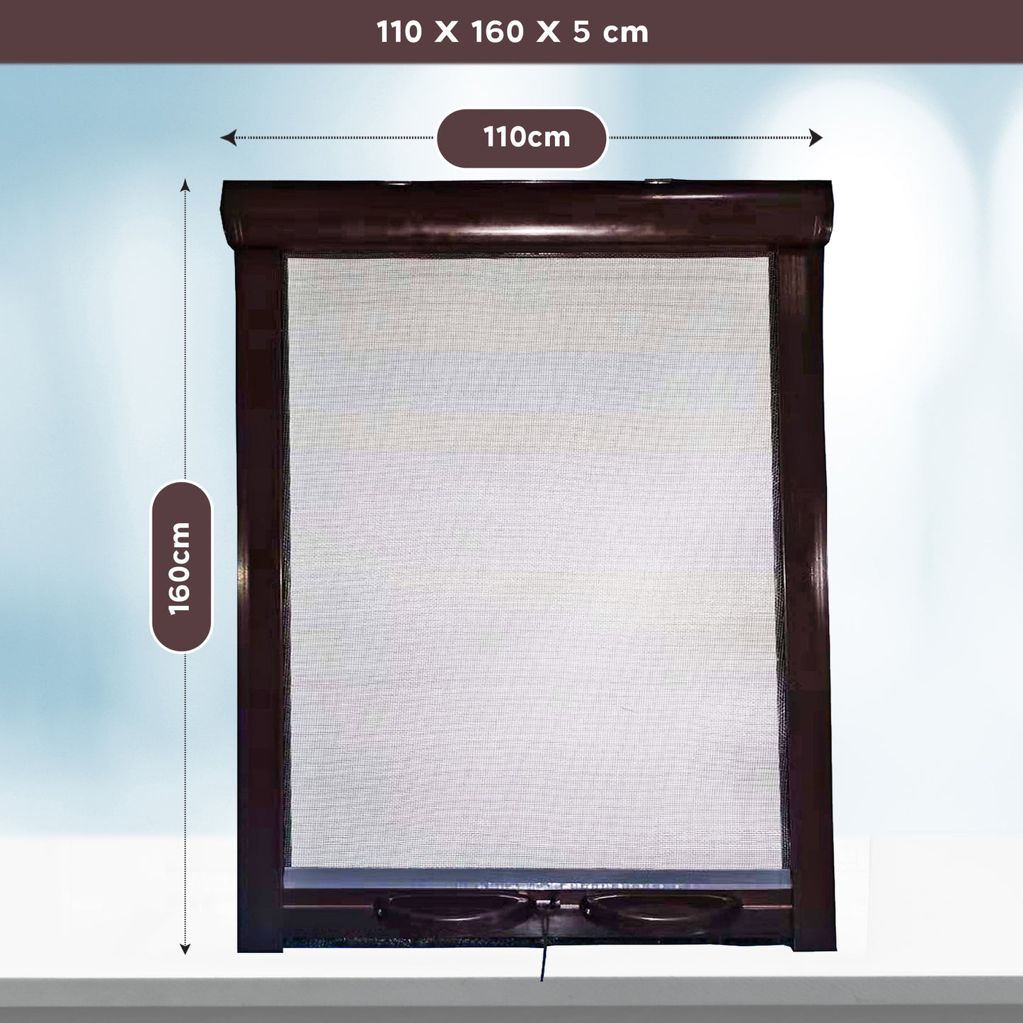 PALMAT Rolling Mosquito Insect Net for Windows - Adjustable