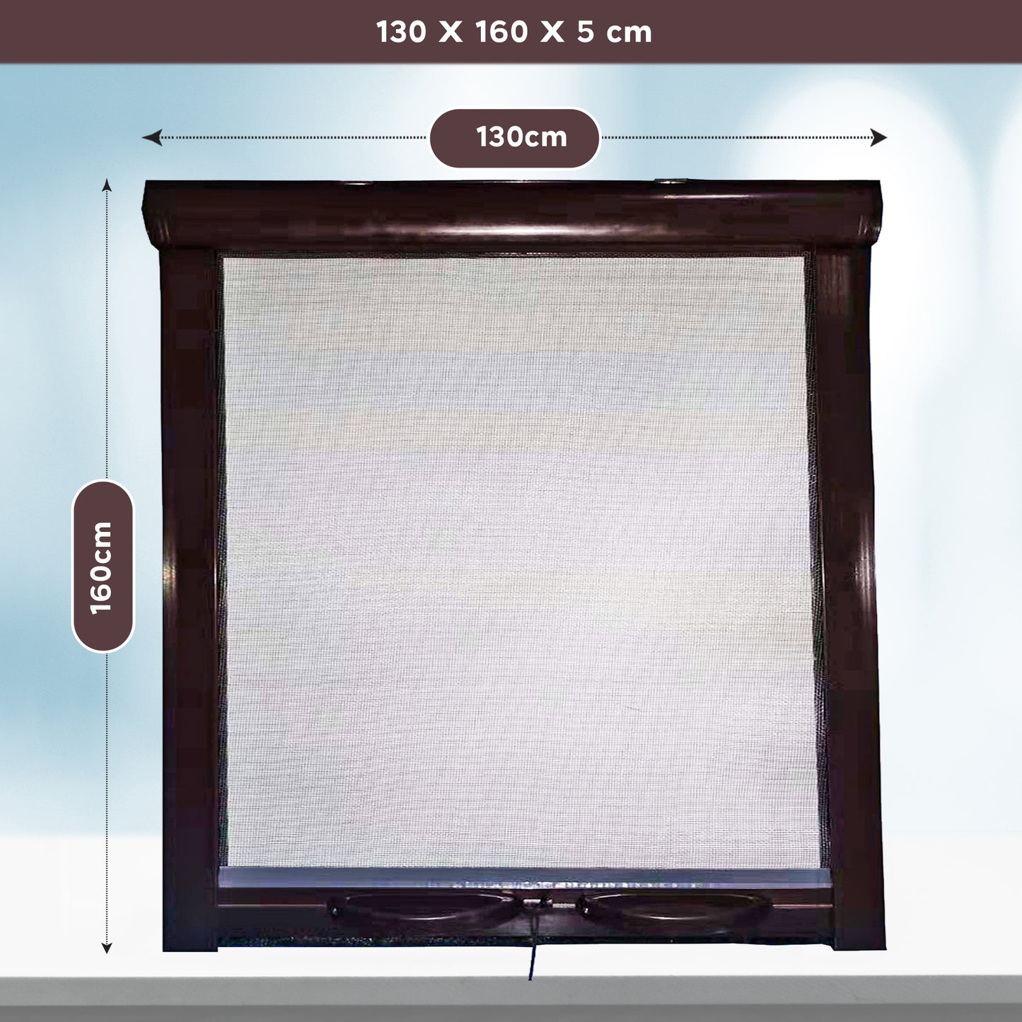 PALMAT Rolling Mosquito Insect Net for Windows - Adjustable
