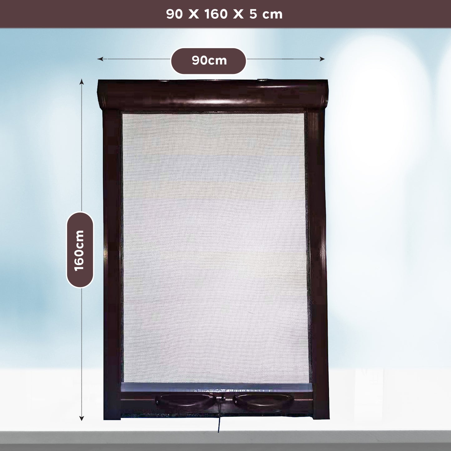 PALMAT Rolling Mosquito Insect Net for Windows - Adjustable