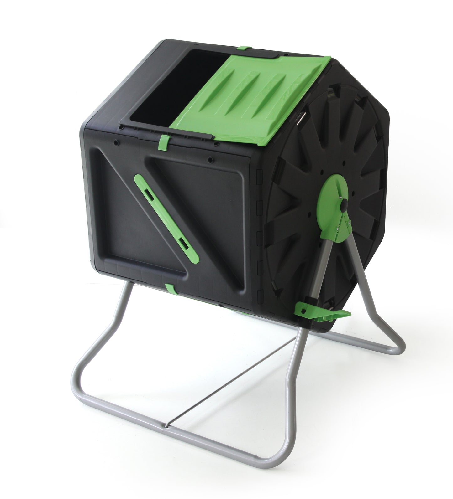 PALMAT - Composteur Heavy Duty de 105 Litres à Compartiment Unique - Pour Jardin, Pour Humus, Résistant (28 Gallons)