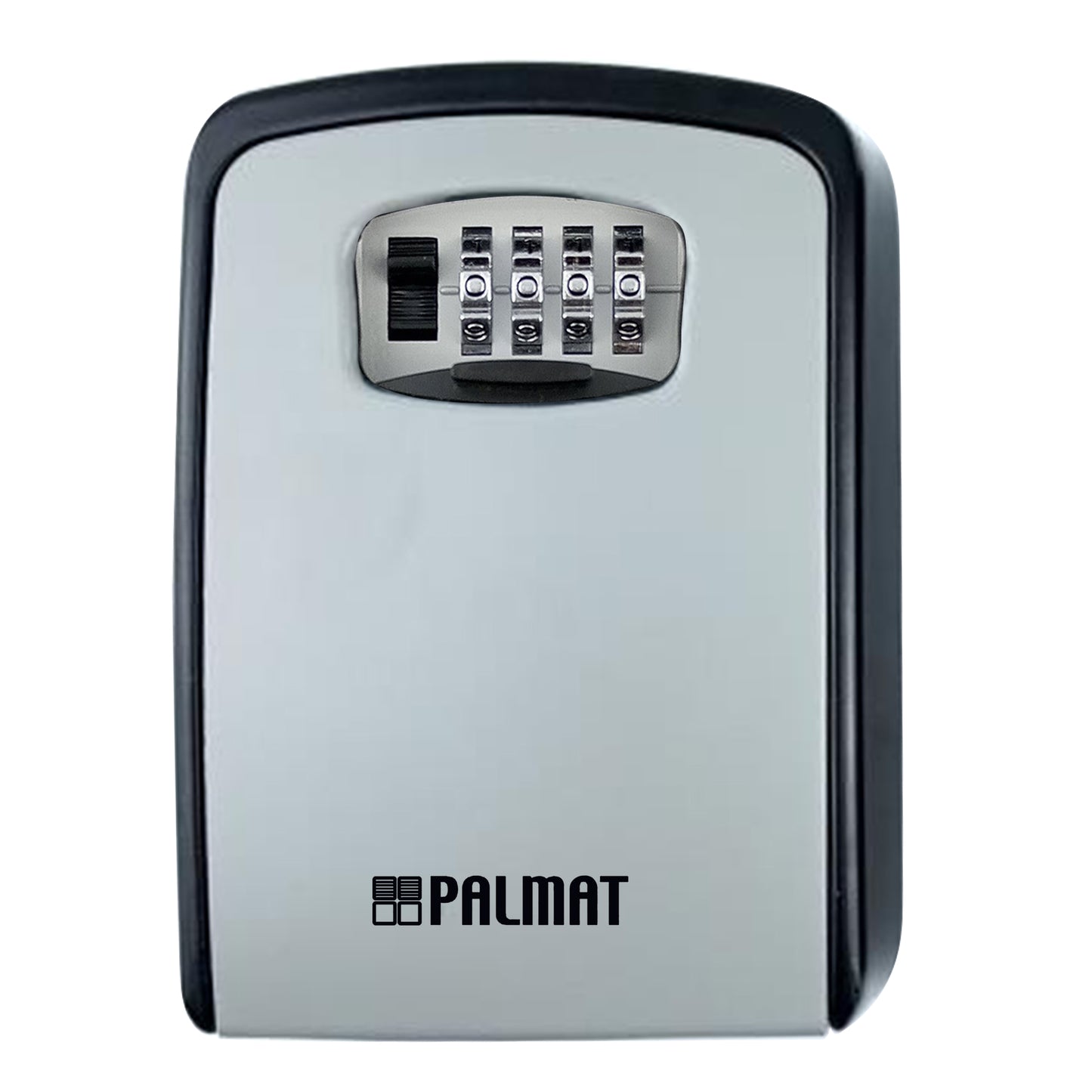 PALMAT Secure Combination Key Safe étanche extérieur mural pour la sécurité avec grand stockage interne pour les clés de la maison ou du bureau et serrure solide à 4 chiffres