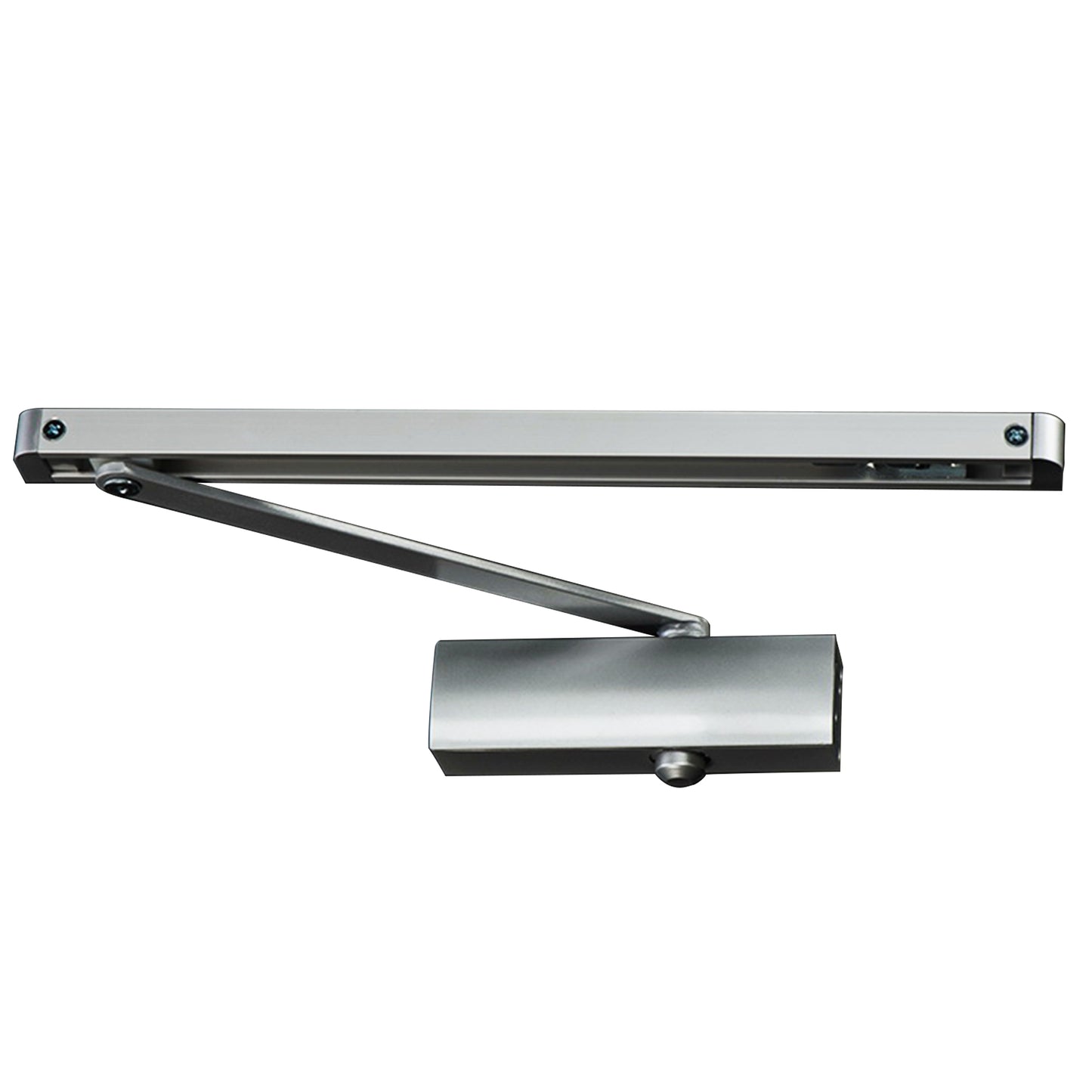 PALMAT Automatic Adjustable Hydraulic Door Closer with Slide Track Arm and Iron Cover for Heavy Duty