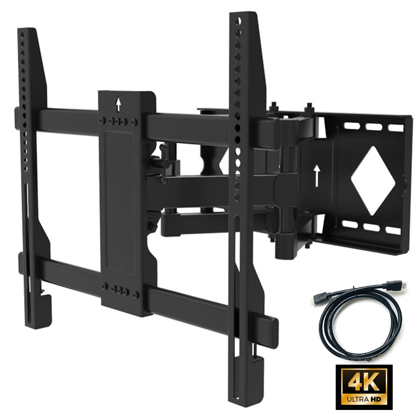 PALMAT TV-muurbeugelsteun Draaibaar en kantelbaar Super Dual Arms 32-70 inch VERSA 600 x 400 mm