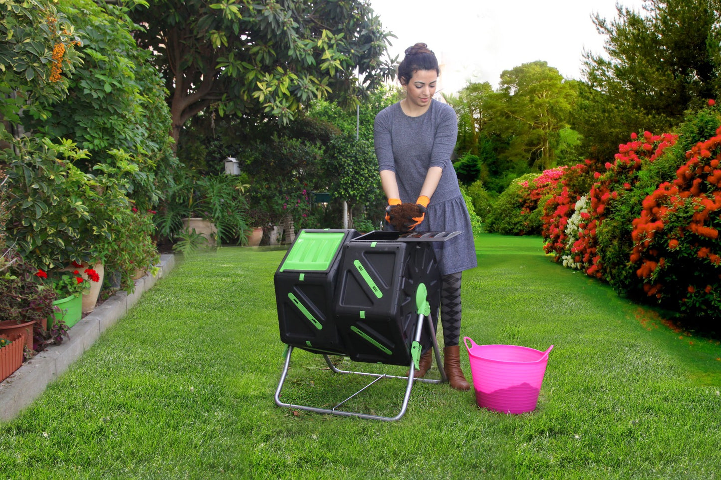 tumbling composter