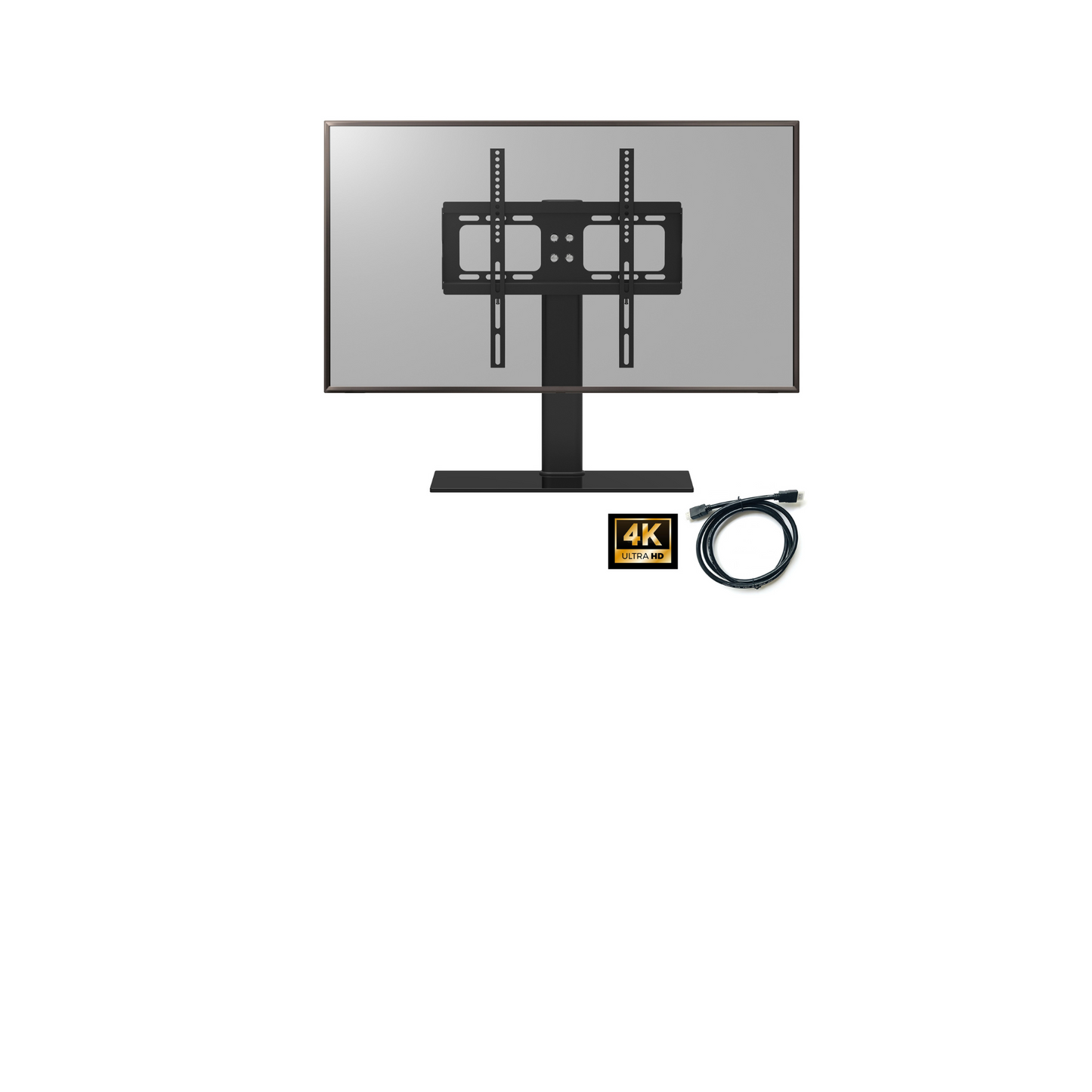 PALMAT Universal Tischständer TV-Ständer mit Halterung 32 - 50 Zoll VERSA 400 x 400