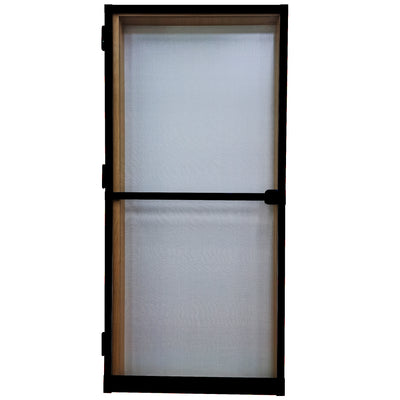 PALMAT Hinged Door Fly Screen Grille cut to size in White, Brown & Black