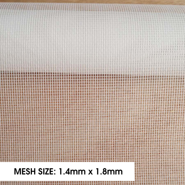 PALMAT White Fiberglass Insect Screen, Keep Out Bugs, Flies, Mosquitoes - for Windows and Doors, Internal and External Installation