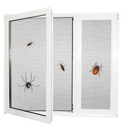 Filet anti-insectes en fibre de verre noir PALMAT, Empêchez les insectes et les moustiques d'entrer - pour fenêtres et portes, installation interne et externe